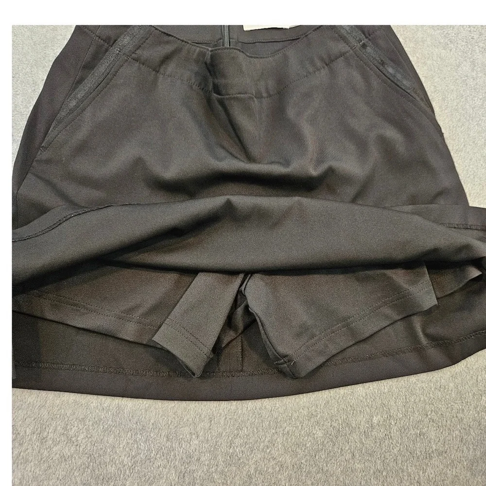 Lady Hagen Black Golf Skort Women Size 2 Active Performance Skirt Pockets Slit